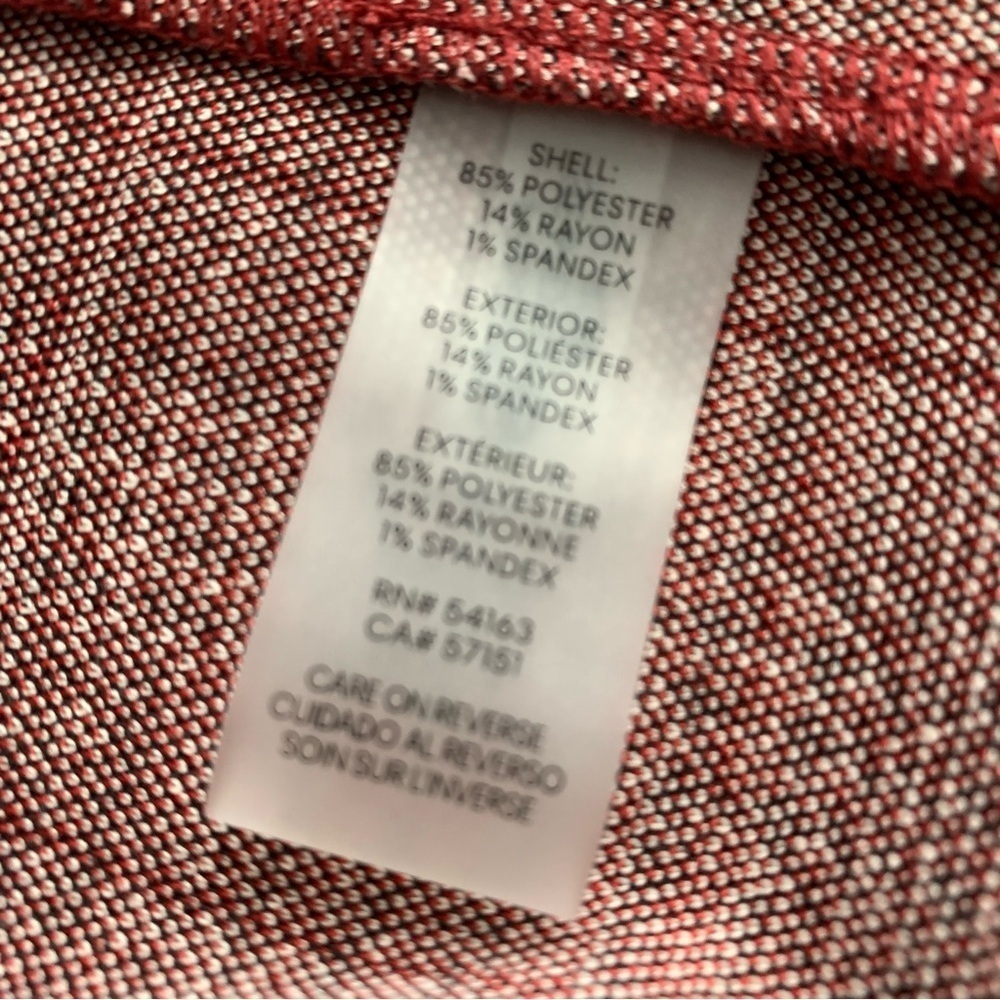 Calvin Klein 2X Plaid Single Button Blazer Preppy Career Old Money Houndstooth - Picture 9 of 16